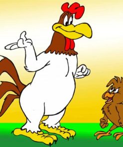 Foghorn Leghorn Cartoon Paint By Numbers