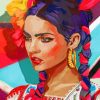 Aesthetic Colorful Woman Paint By Numbers