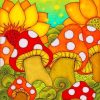 Aesthetic Mushroom Illustrations Paint By Numbers