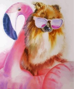 Aesthetic Pomeranian Art Paint By Numbers