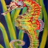Aesthetic Seahorse Ocean Paint By Numbers