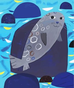 Ocean Wildlife Seal Paint By Numbers