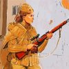 Sniper Woman Paint By Numbers