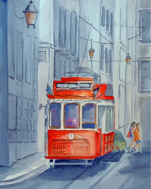 final artwork of Aesthetic Red Tram