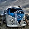 Vintage Volkswagen Bus Paint By Numbers