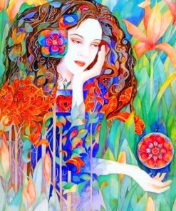 Colorful Abstract Woman Paint By Numbers