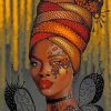 African Woman Painting Kit Paint By Numbers