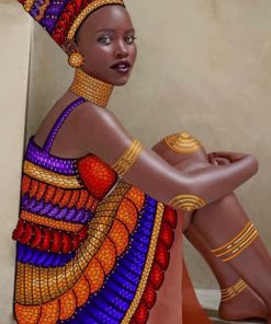 African Woman Expression Paint By Numbers