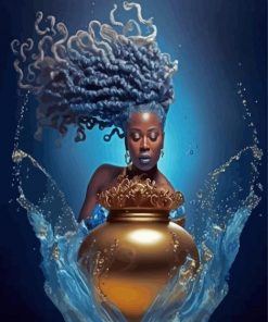 African Woman Paint By Numbers