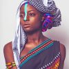 African Woman Portrait Paint By Numbers