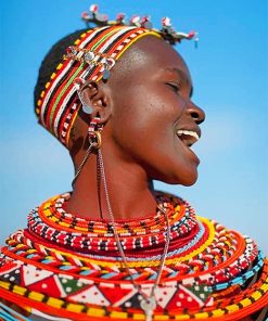 African Woman Joy Paint By Numbers