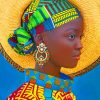 Afro Girl Vibrant Paint By Numbers