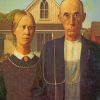 American Gothic Vintage Paint By Numbers