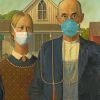 American Gothic Couples Mystery Paint By Numbers