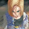 Dragon Ball Z Android 18 Paint By Numbers