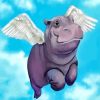 Fantasy Angel Hippo Paint By Numbers