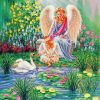Angels and Swans Paint By Numbers