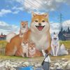 Anime Giant Dogs Paint By Numbers