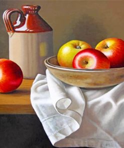 Apples Fruit Still Life Paint By Numbers