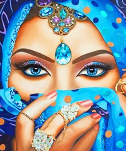 Arabian Veil Aesthetic Paint By Numbers