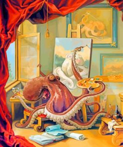 Kraken Octopus Paint By Numbers