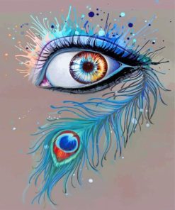 Peacocks Eye Paint By Numbers