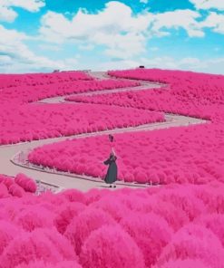 Japanese Blossoms Paint By Numbers