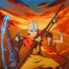 Avatar Aang Animation Paint By Numbers