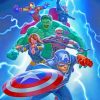 Marvel Avengers Heroes Paint By Numbers
