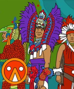Aztec Cultural Paint By Numbers