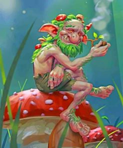 Fantasy Dwarf Aesthetic Paint By Numbers