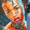 Bald African Woman Paint By Numbers