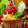 Vegetables Basket Food Paint By Numbers