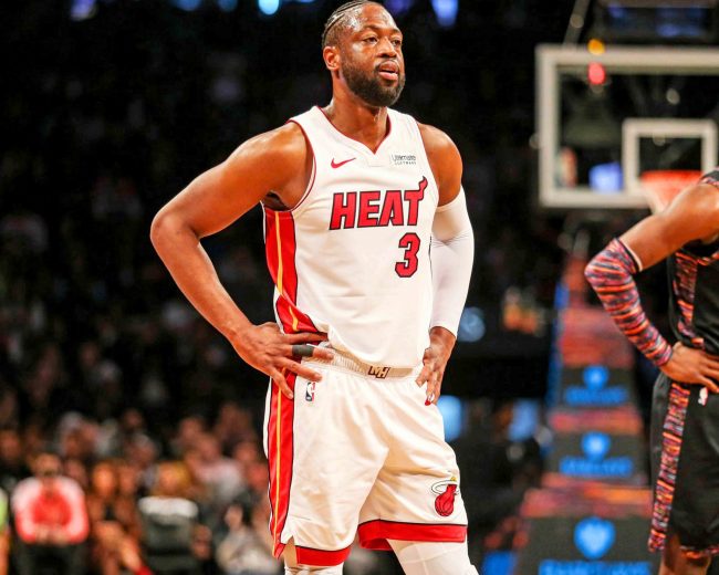 Basketball Legend Dwyane Wade Paint By Numbers