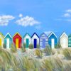 Coastal Beach Huts Paint By Numbers