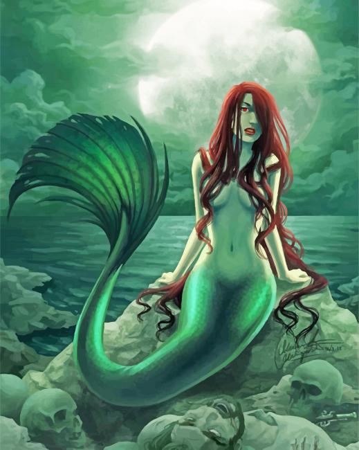 Finalizing the Enchanting Mermaid Fantasy Artwork