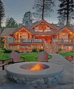 Beautiful Villa Landscapes Paint By Numbers