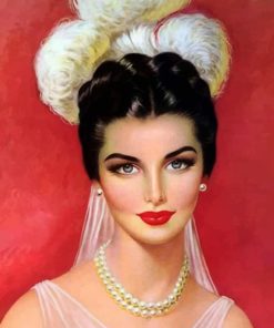 Elegant Female Paint By Numbers