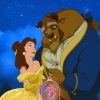 Beauty And The Beast Cartoon Paint By Numbers