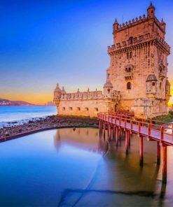 Lisbon Belem Tower Paint By Numbers