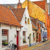 Charming Belgium Homes Paint By Numbers