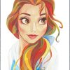 Belle Beauty and the Beast Princess Paint By Numbers