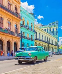 Vintage Havana Car Paint By Numbers