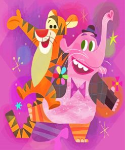 Bing Bong and Tigger Disney Paint By Numbers