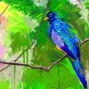 Blue Bird Tree Scene Paint By Numbers