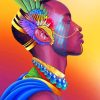 Colorful African Man Paint By Numbers