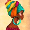 Black African Woman Paint By Numbers