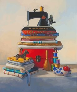 Stylish Sewing Machine Paint By Numbers