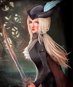 Lady Maria Bloodborne Art Paint By Numbers