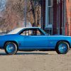 1969 Chevrolet Camaro Blue Paint By Numbers